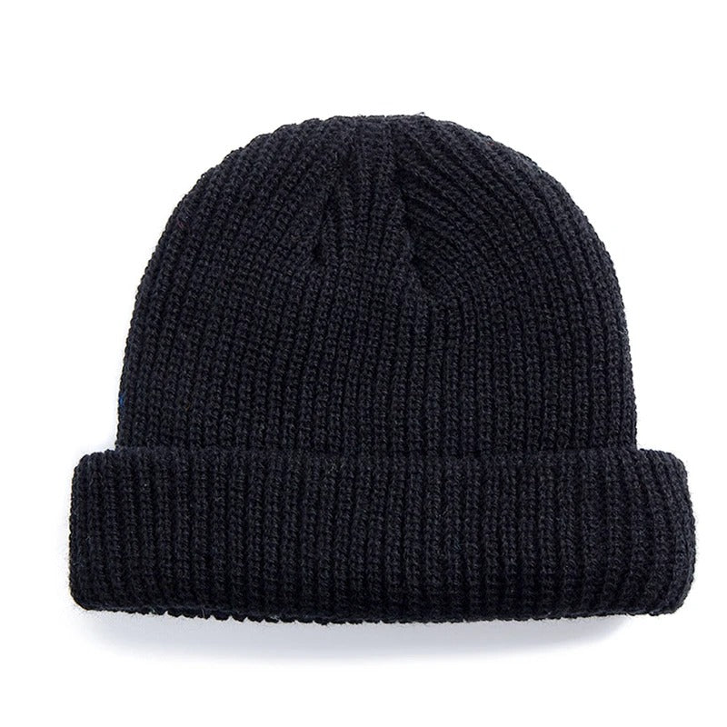 Gorro Beanie Tricô Canelado