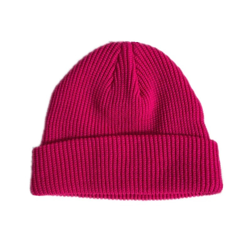 Gorro Beanie Tricô Canelado