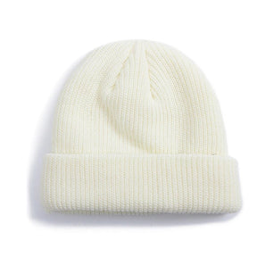 Gorro Beanie Tricô Canelado