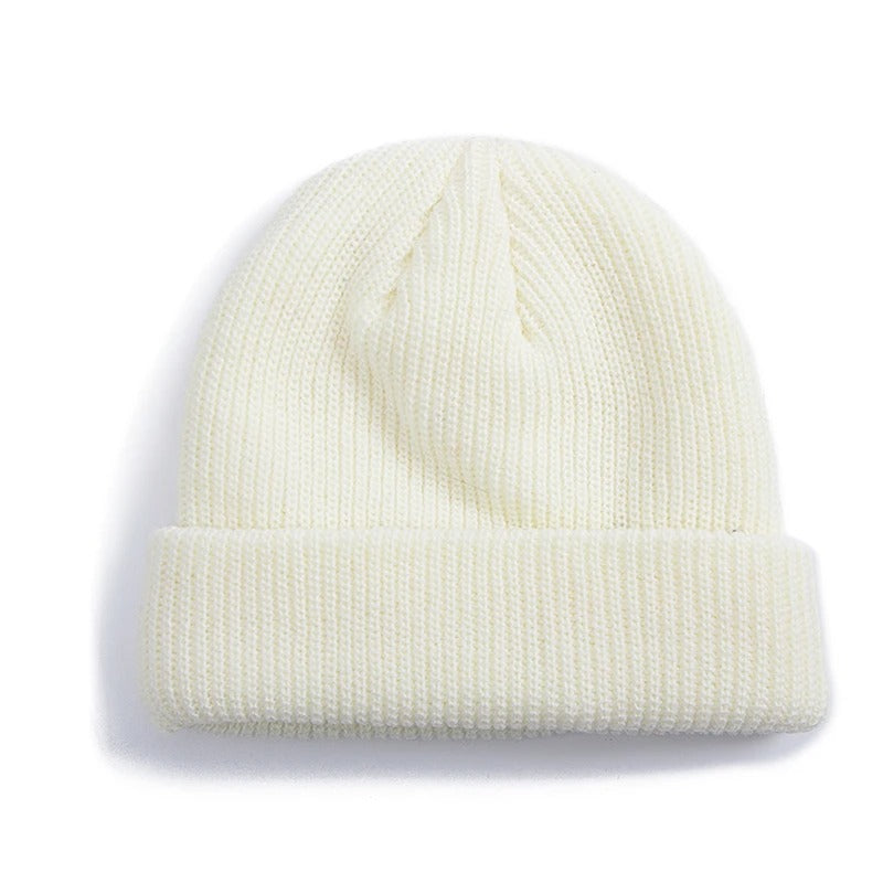 Gorro Beanie Tricô Canelado