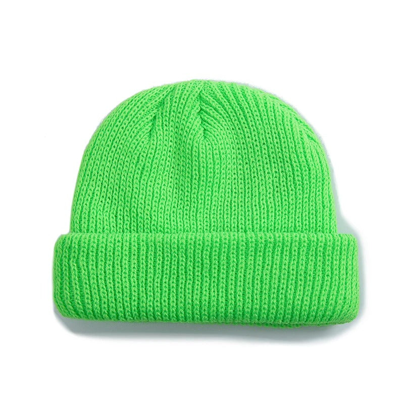 Gorro Beanie Tricô Canelado