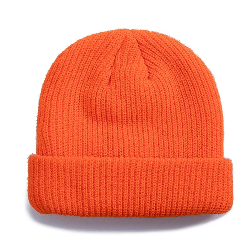 Gorro Beanie Tricô Canelado