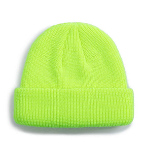 Gorro Beanie Tricô Canelado