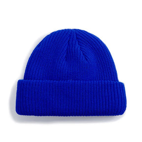 Gorro Beanie Tricô Canelado