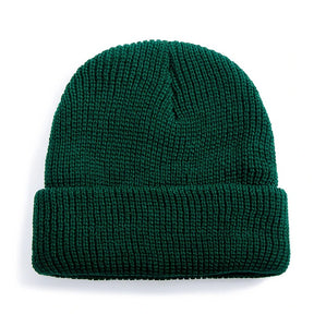 Gorro Beanie Tricô Canelado