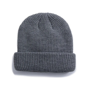 Gorro Beanie Tricô Canelado