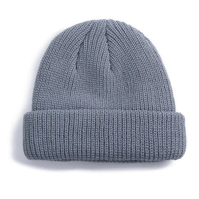 Gorro Beanie Tricô Canelado