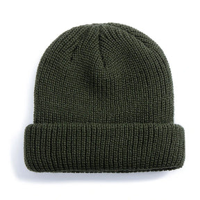 Gorro Beanie Tricô Canelado